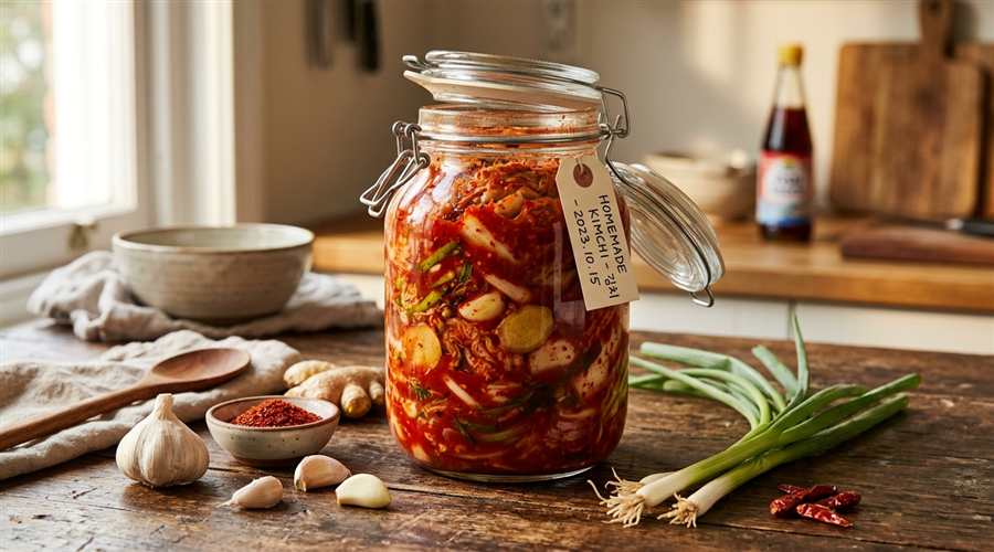 Kimchi coréen : recette facile + bienfaits pour la flore intestinale