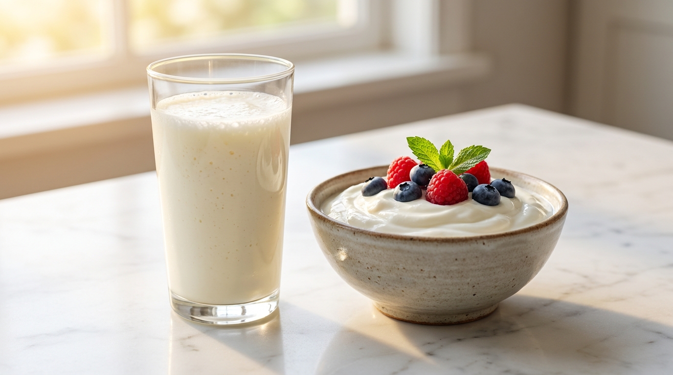 Kéfir ou yaourt : lequel est vraiment meilleur pour votre microbiote ?