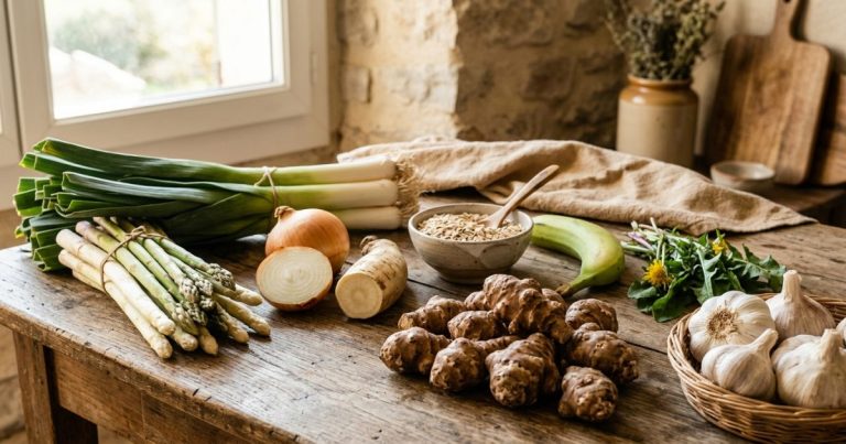 Fibres prébiotiques : les 8 meilleures sources naturelles pour nourrir votre flore