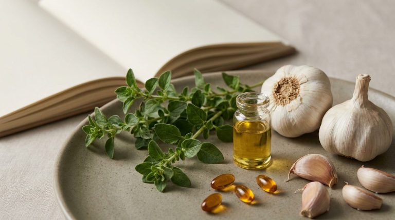 Antimicrobiens naturels contre le SIBO : origan, allicine, berbérine — ce qui marche vraiment (2026)